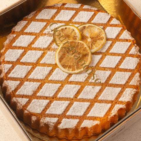 Torta Caprese al limone artigianale online Gourmandise 