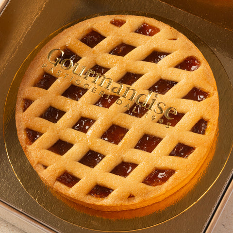 Crostata di albicocca artigianale online Gourmandise 